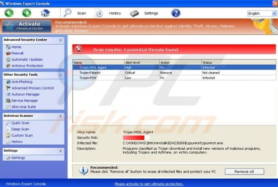 Windows Expert Console