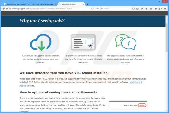 VLC Addon Ads