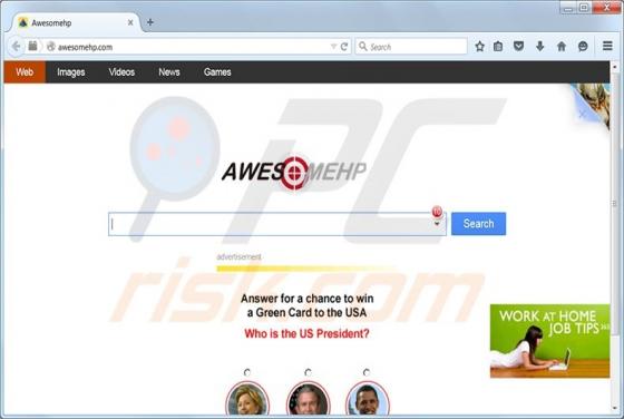 Awesomehp.com Virus