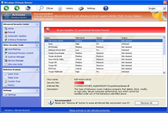 Windows Ultimate Booster