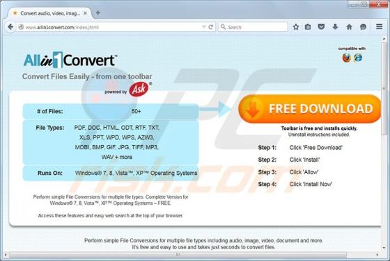 Allin1Convert Toolbar