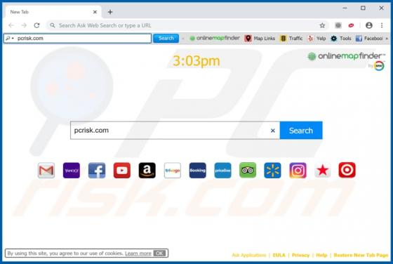 OnlineMapFinder Toolbar