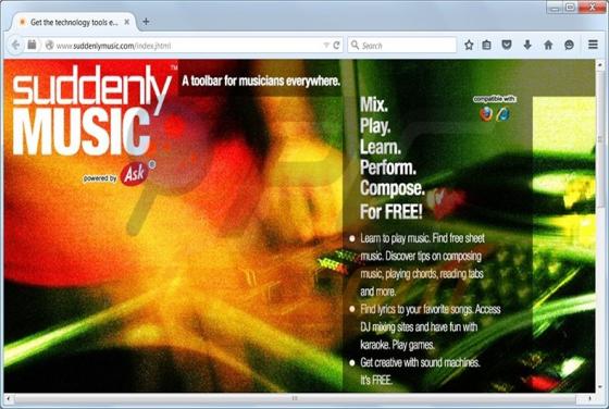 SuddenlyMusic Toolbar