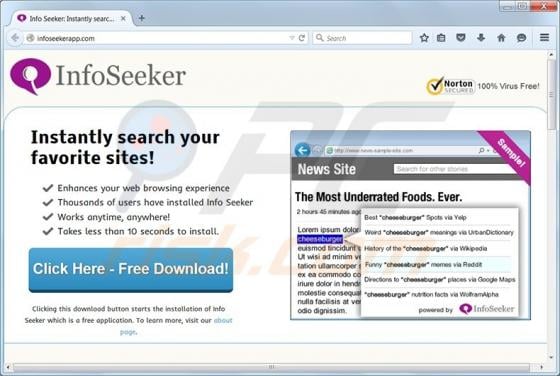 Info Seeker Virus