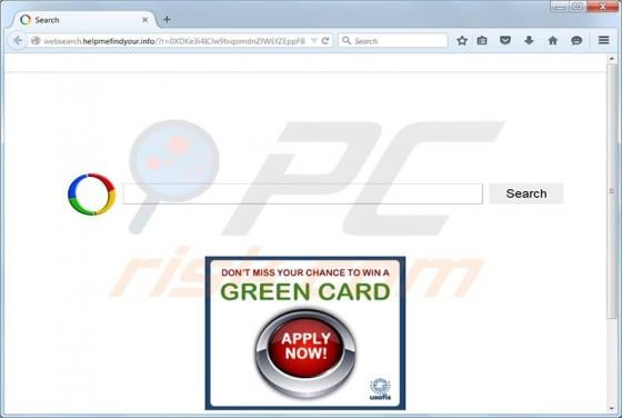Websearch.helpmefindyour.info Virus