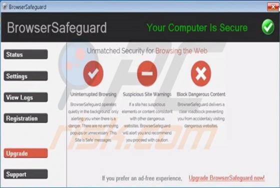 BrowserSafeguard Virus