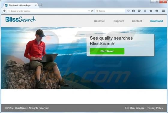 BlissSearch Virus