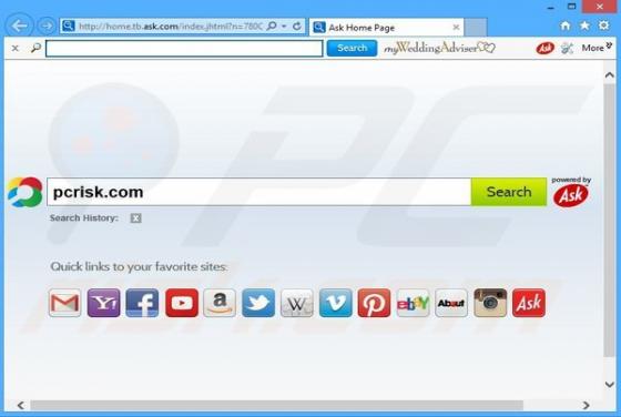 MyWeddingAdviser Toolbar