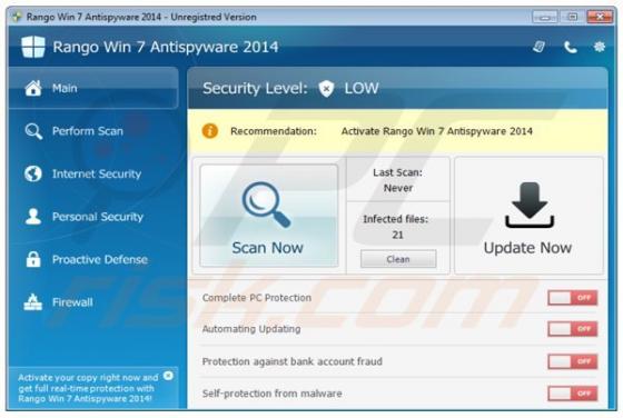 Rango Win 7 Antispyware 2014