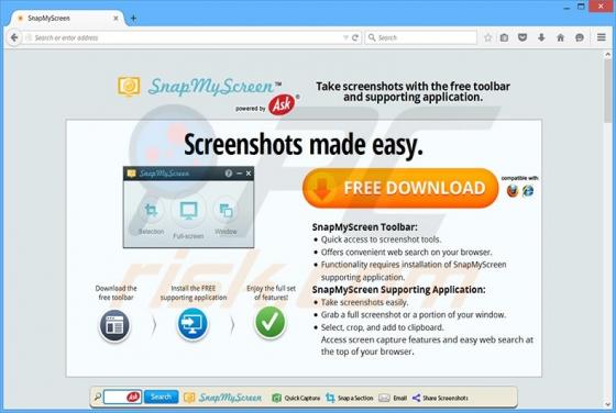 SnapMyScreen Toolbar