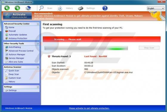 Windows AntiBreach Module