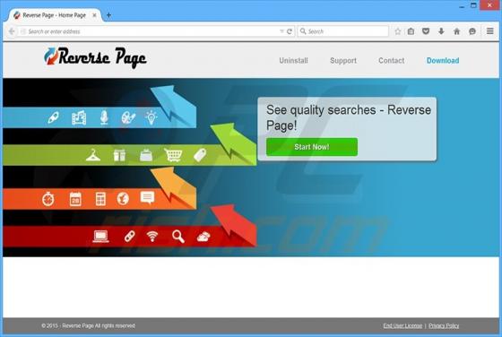 Reverse Page Adware