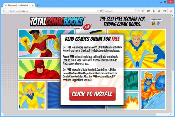 TotalComicBooks Toolbar