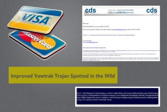 Improved Vawtrak Trojan Spotted in the Wild