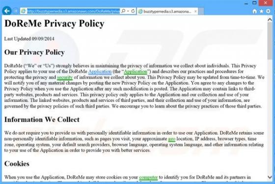 DoReMe Adware
