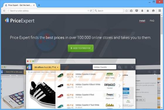 Price Expert Adware