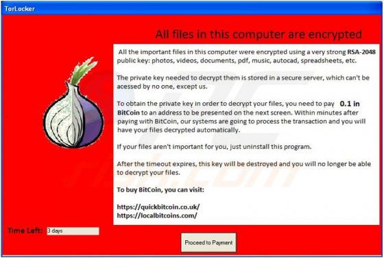 TorLocker Virus