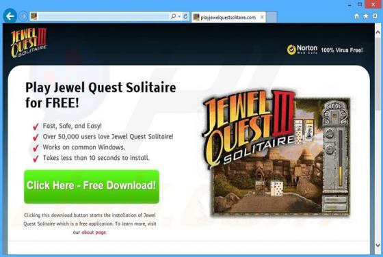 Jewel Quest Solitaire Adware