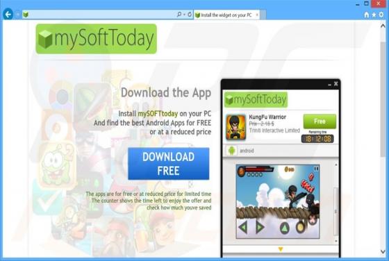 MySoftToday Adware