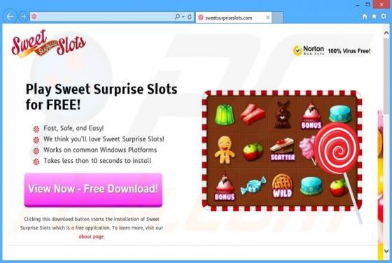 Sweet Surprise Slots Adware