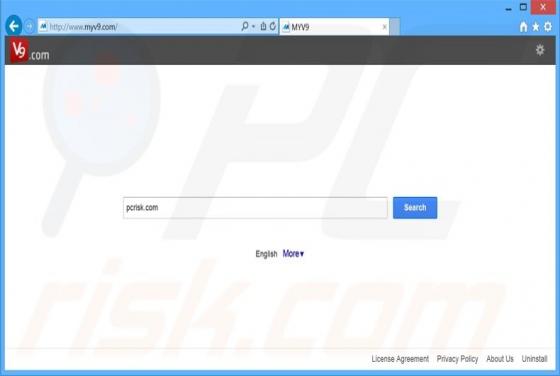 Myv9.com Browser Hijacker