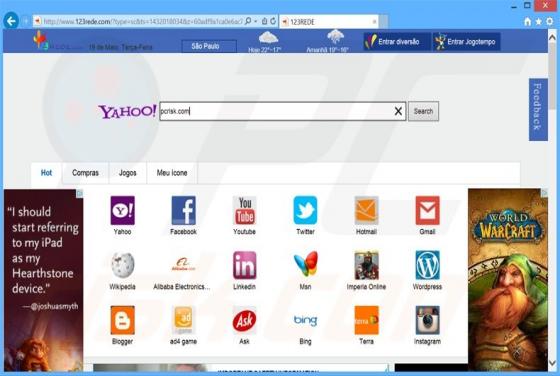123rede.com Browser Hijacker