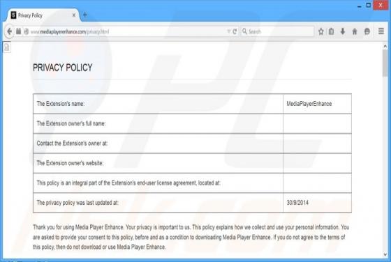 MediaPlayerVids0 Adware