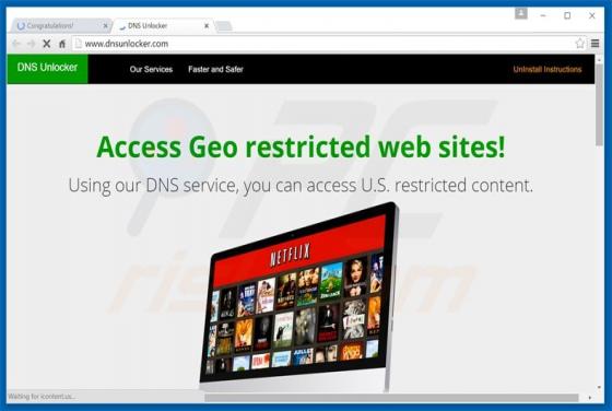 DNS Unlocker Adware