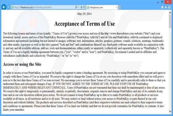 PrintOnKey Adware