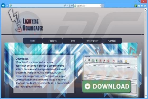 Ads by LightningDownloader