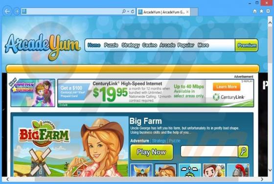 ArcadeYum Adware