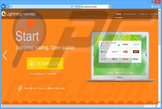 Lightning newtab Adware