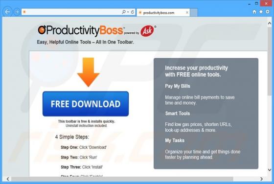 ProductivityBoss Toolbar