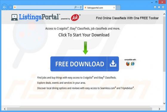 ListingsPortal Toolbar