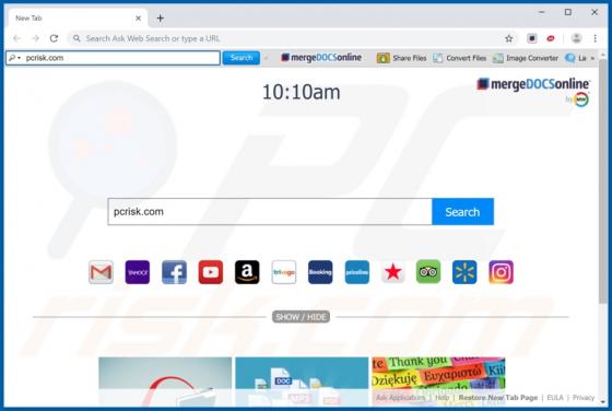MergeDocsOnline Toolbar