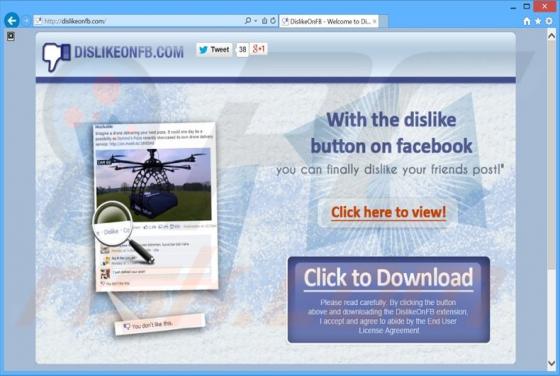 DislikeOnFB Adware