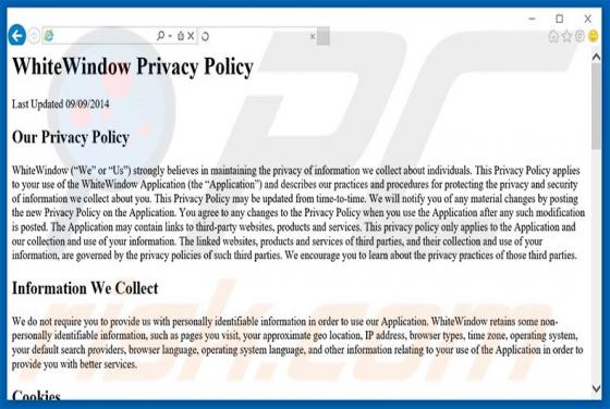 WhiteWindow Adware