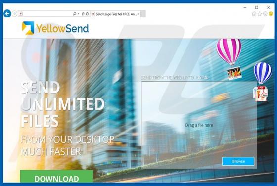 YellowSend Unwanted Application