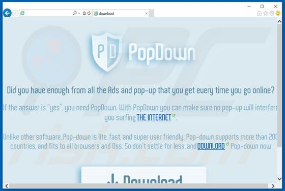 PopDown Adware