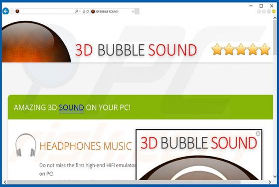 3D BUBBLE SOUND Adware