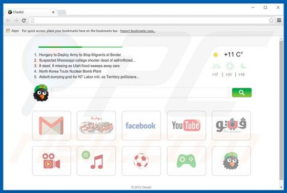 Chedot Browser Unwanted Application