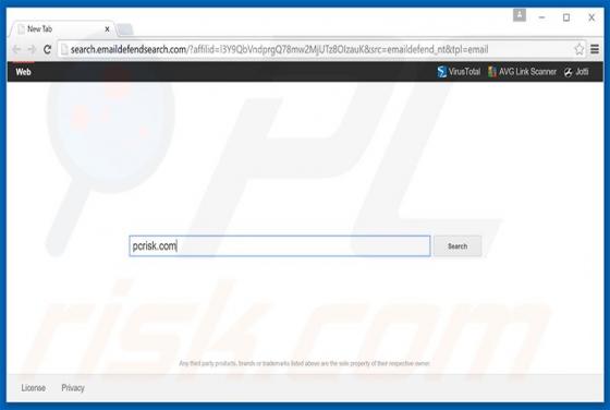 Search.emaildefendsearch.com Redirect