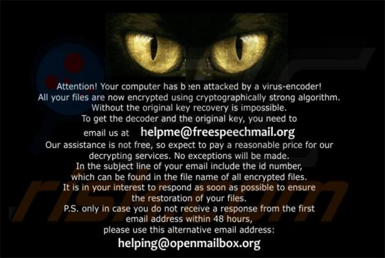 Crysis Ransomware [Updated]