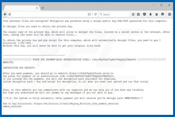 New Ransomware Threat Targets Websites