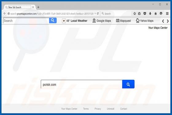 Search.yourmapscenter.com Redirect