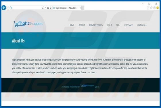 Tight Shoppers Adware