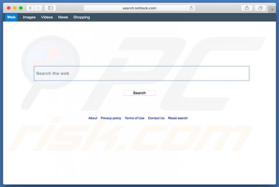 Search.totiteck.com Redirect (Mac)