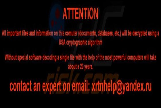 XRTN Ransomware