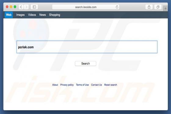 Search.lexside.com Redirect (Mac)
