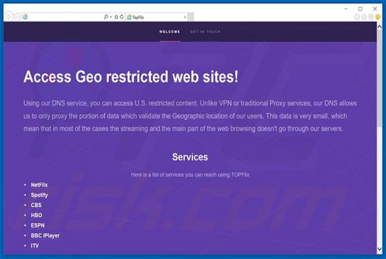 TopFlix Adware